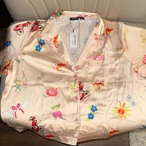 Nasty Gal Satin Pajama set